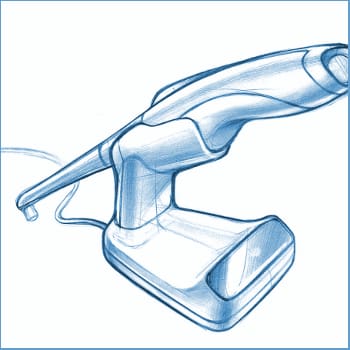 cordless prophy dental device sketch