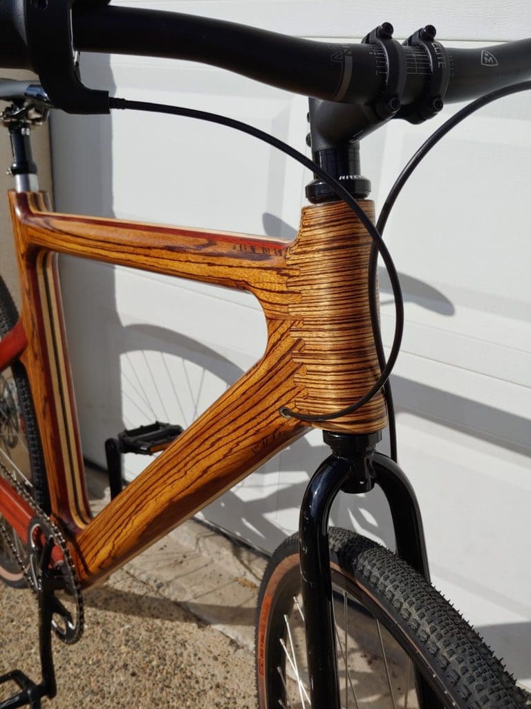JW Bike ISO Front 2000h Woody the road bike by mechanical engineer Josh W