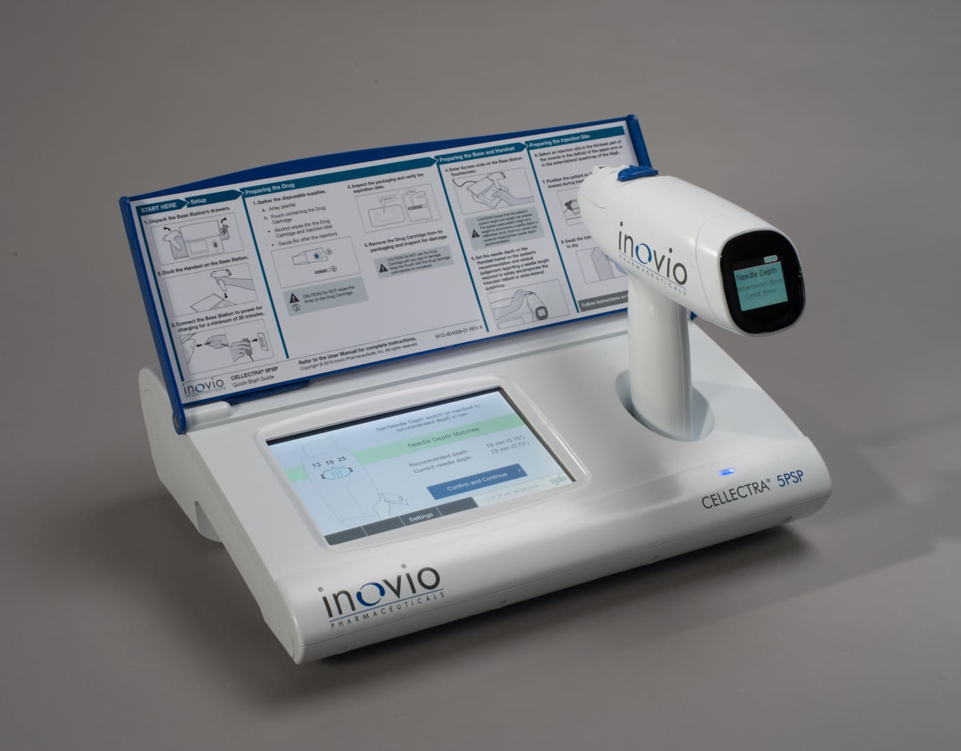 Overhead view of custom designed insulin pump automated test equipment