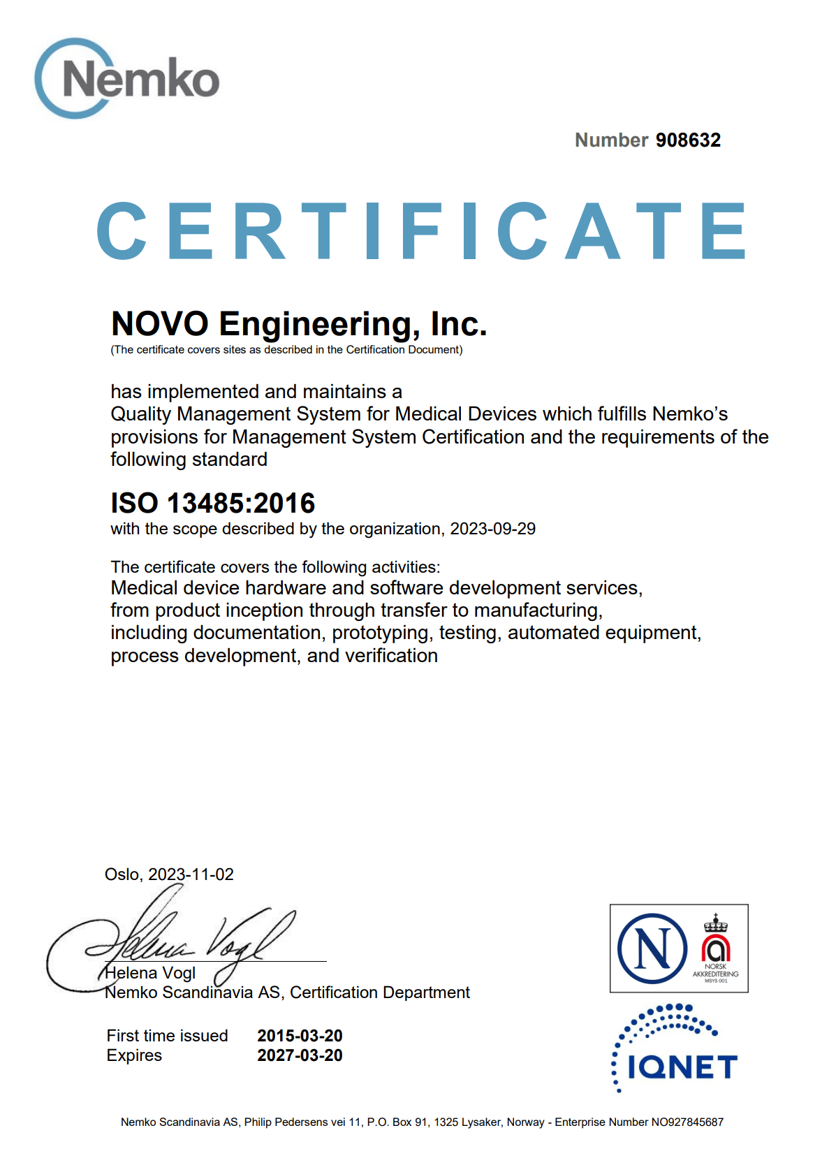 Quality and Regulatory
