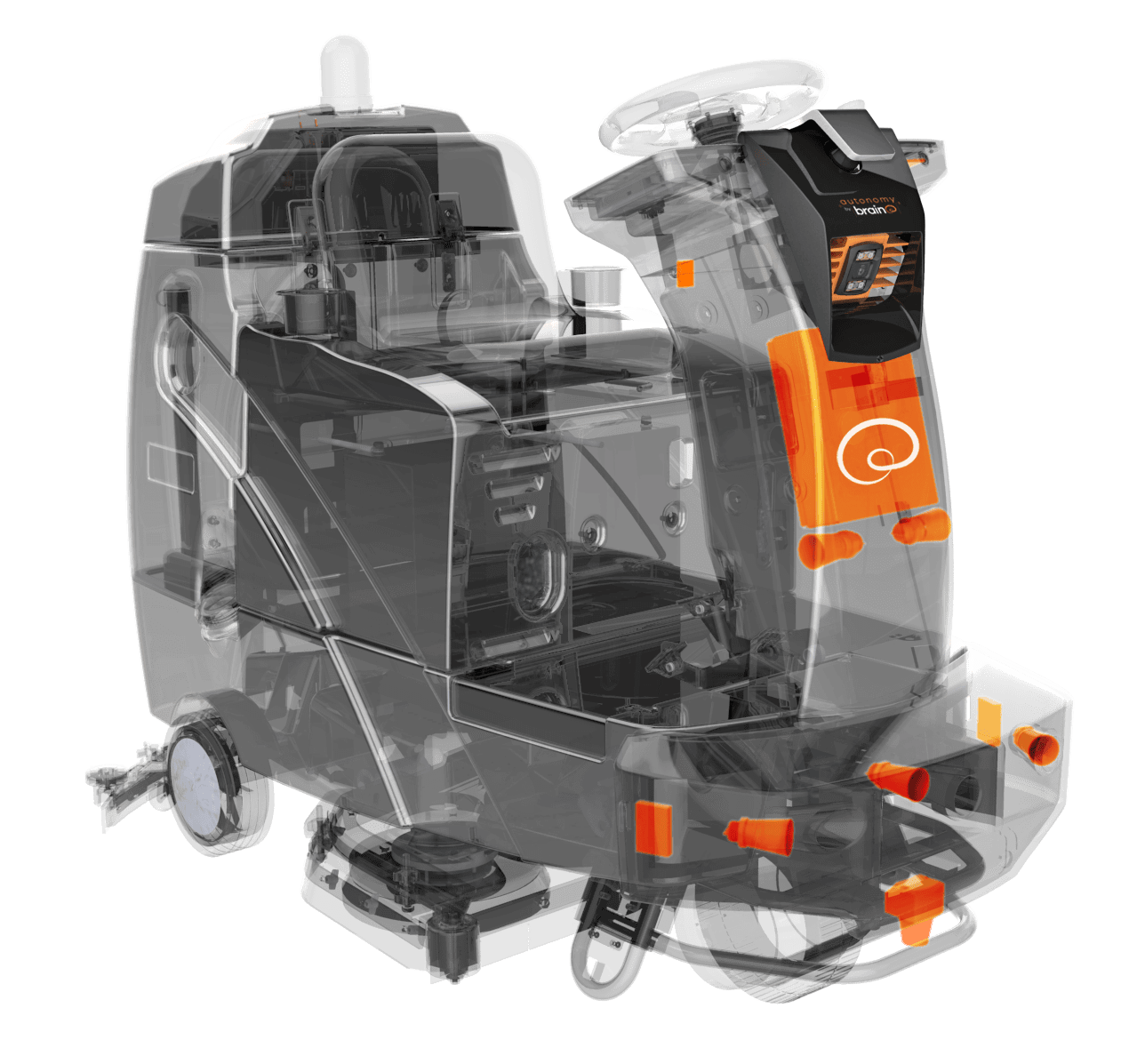 Autonomous Industrial Floor Scrubber - Transparency