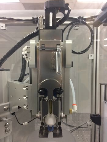 Test equipment with components made in NOVO's onsite CNC machine shop