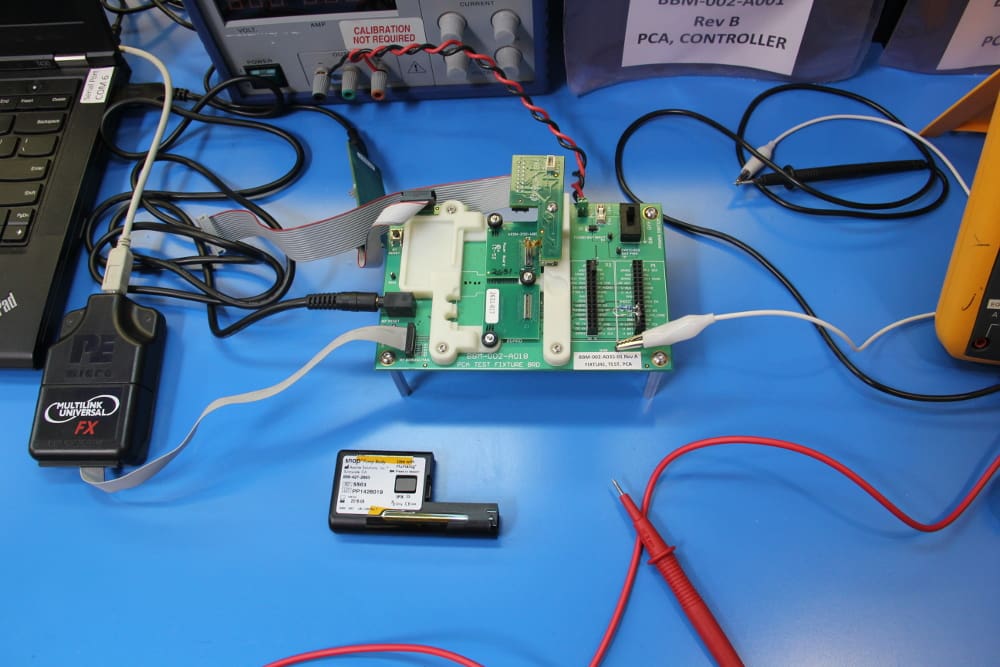 Flashing the microcontroller on an insulin pump controller