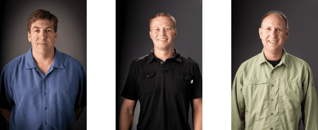 New senior managers at NOVO Engineering: Kevin Knapp, Kevin Bokelman, and Chuck Tweedy