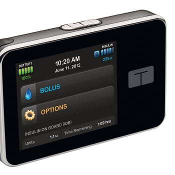Tslim insulin pump