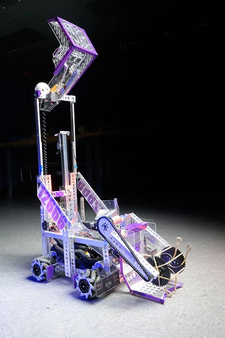 First Robotics purple robot entrant #12666